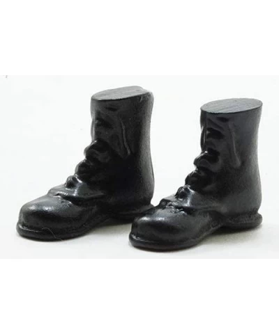 Dollhouse Miniature Hiking Boots Black $15.77 Doll Accessories