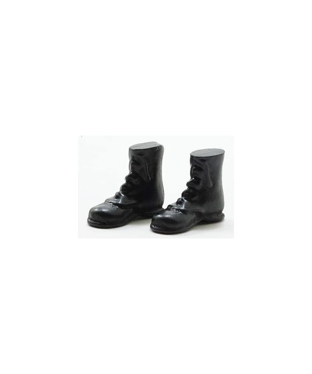 Dollhouse Miniature Hiking Boots Black $15.77 Doll Accessories