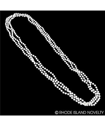 48 Inch 7mm White Pearl Necklaces Pack of 12 $14.87 Kids' Dress-Up Accessories