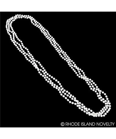 48 Inch 7mm White Pearl Necklaces Pack of 12 $14.87 Kids' Dress-Up Accessories