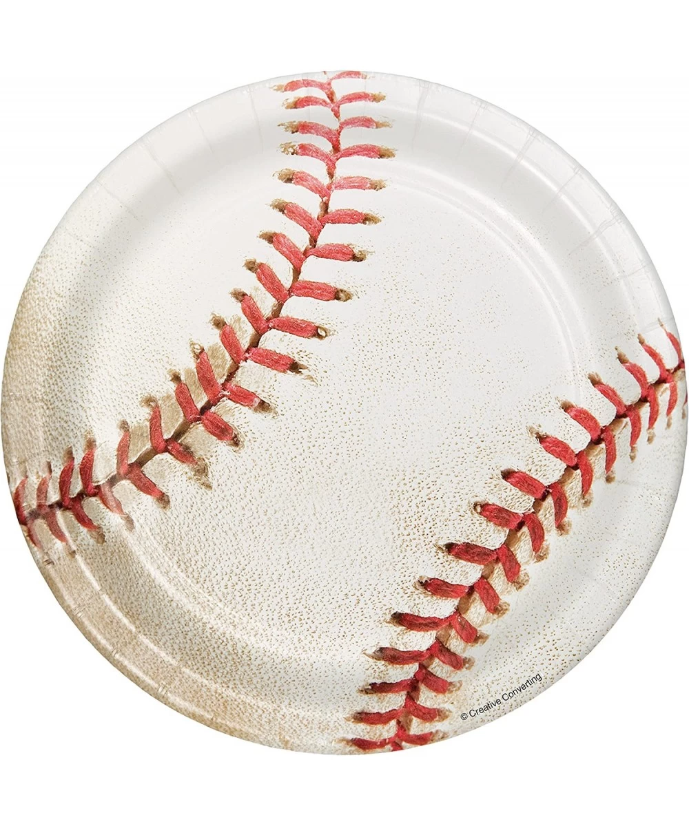 Baseball Dessert Plates 24 ct $15.27 Kids' Party Tableware