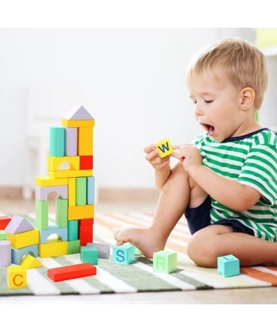 Montessori Toys for 1 2 3 Years Old Wooden Building Blocks Learning Clock for Kids (Wooden Building Blocks) $33.38 Early Deve...