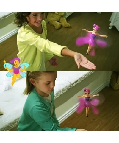 1pcs Flying Fairy Toys Sky Dancers Flying Princess Doll Infrared Induction Control Toy Magic Pixie Girl Toys Play Game RC Fly...