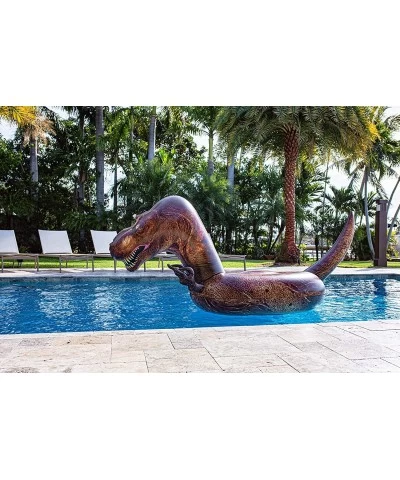 Gigantic Inflatable T-Rex Dinosaur Pool Raft - This Prehistoric Dino King Will Easily Carry 3 Adults All Day & Night on Any L...