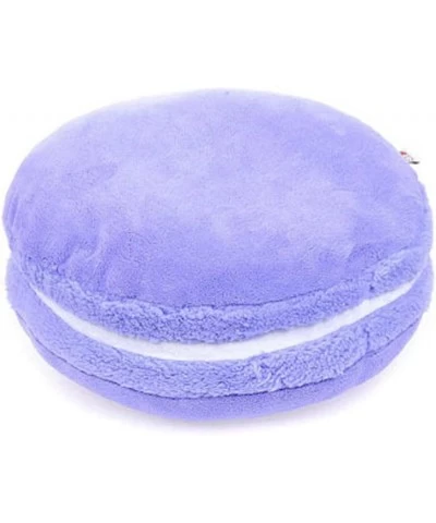 Macaron Pillow Plush Back Bolster Cushion Microbead Throw Pillow Case Round Seat Cushion Home Decor Pillow for Sofa Bedroom O...