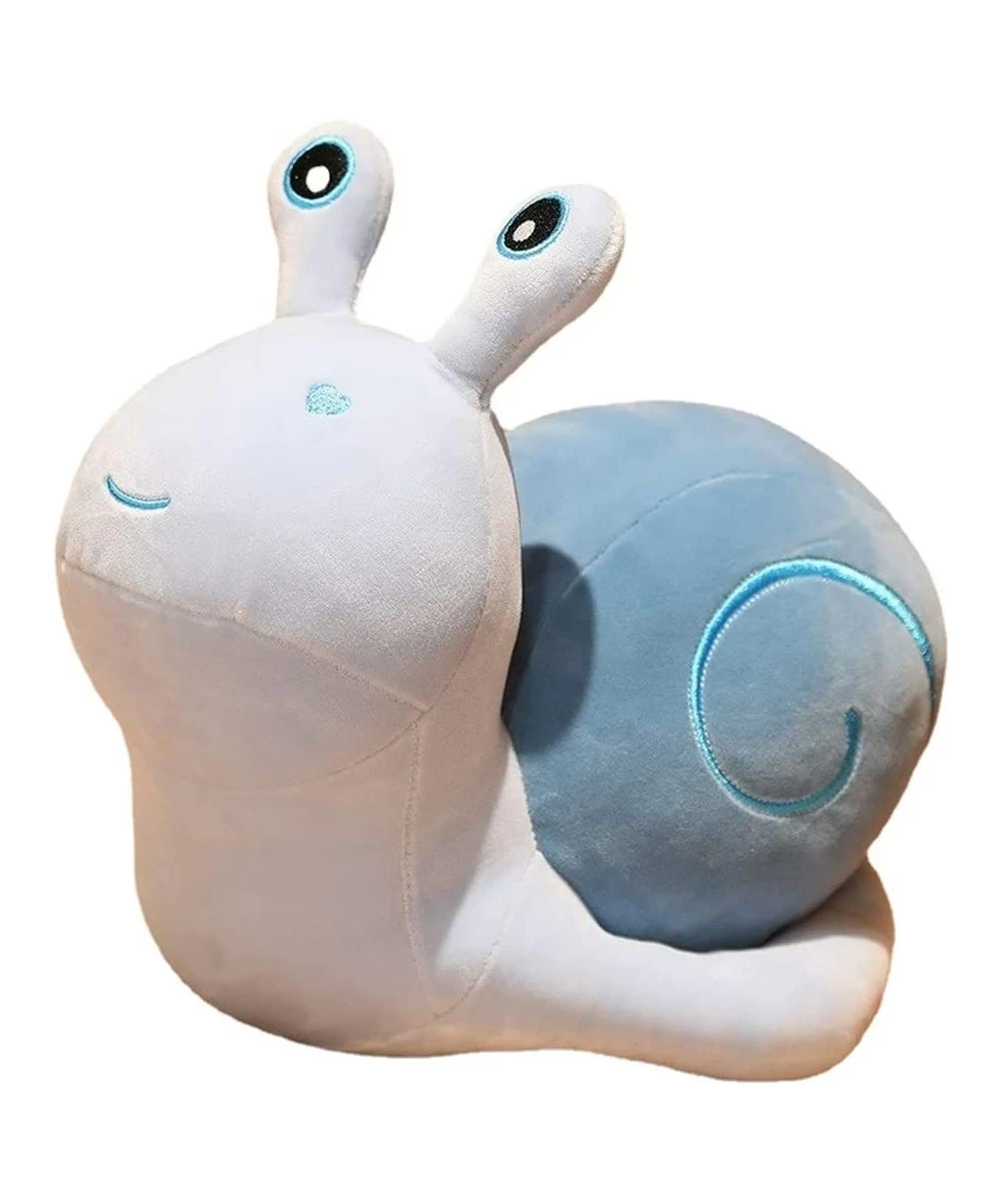 Cute Cartoon Snail Doll Plush Toy Children's Birthday Gift Big Snail Pillow Doll (7.8/11.8/17.7/23.6 Inches) (Blue 20cm-7.8 i...