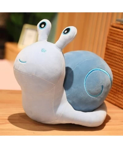 Cute Cartoon Snail Doll Plush Toy Children's Birthday Gift Big Snail Pillow Doll (7.8/11.8/17.7/23.6 Inches) (Blue 20cm-7.8 i...