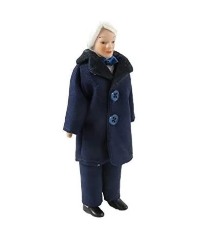 Dolls House Victorian Gentleman in Blue Suit Porcelain Man 1:12 People $37.60 Dollhouse Accessories