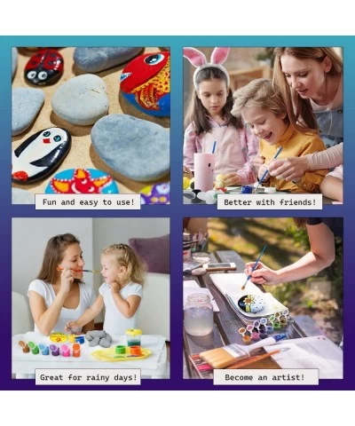 Rock Painting Kit for Kids - Extra-Large Arts and Crafts Kit for Kids Indoor and Outdoor Activities Set for Kids Ages 4 – 16 ...