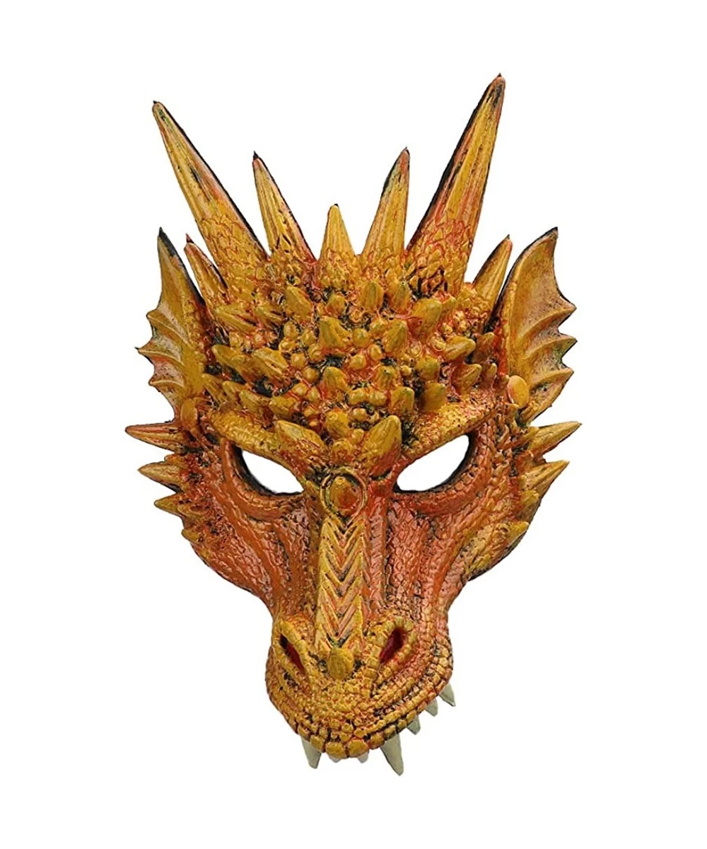 Dragon Mask Halloween Cosplay Party Animal Headdress Masks $20.61 Kids' Dress-Up Accessories