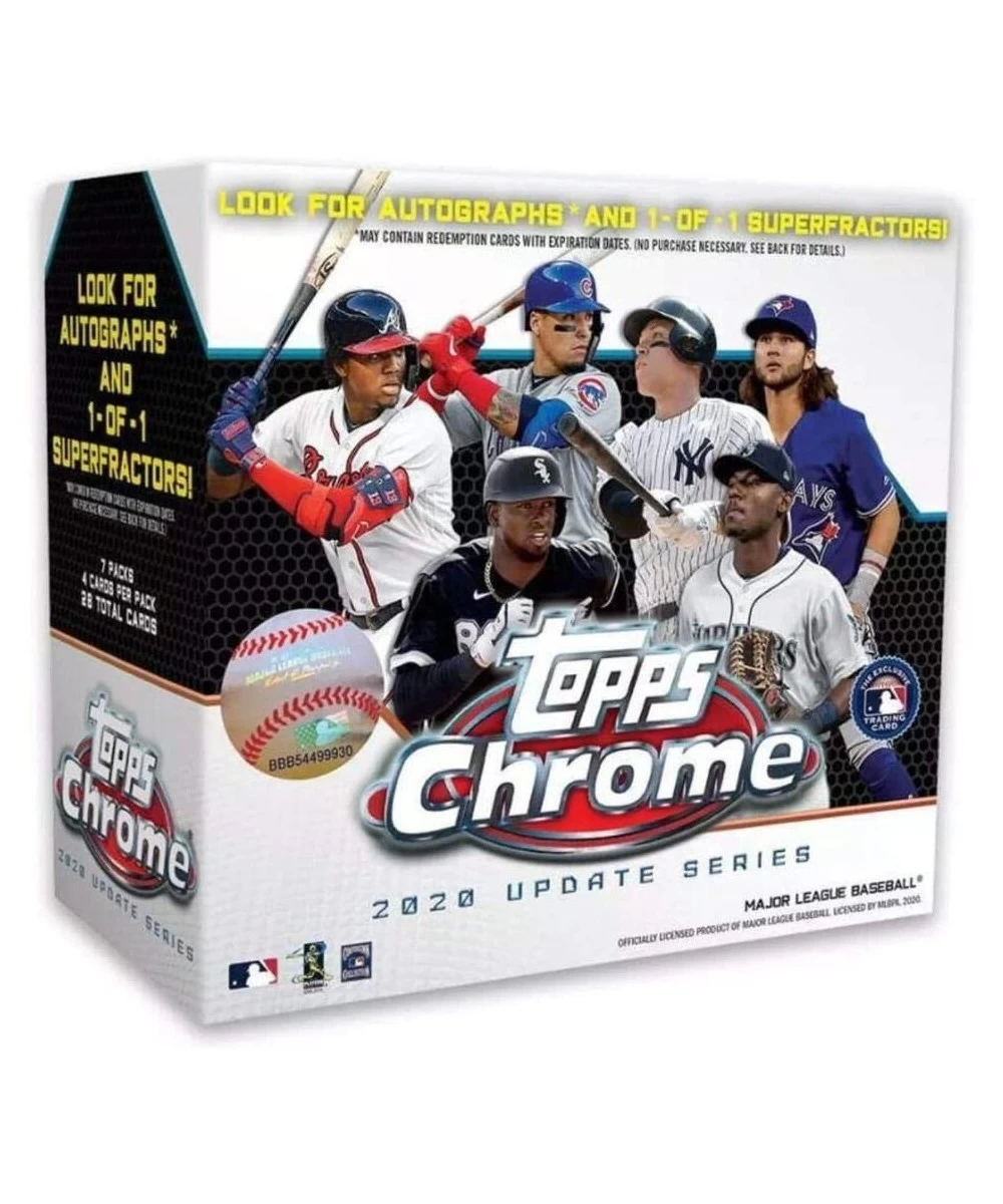 MLB Chrome Updates Baseball Trading Card Mega Box $131.21 Trading Cards & Accessories