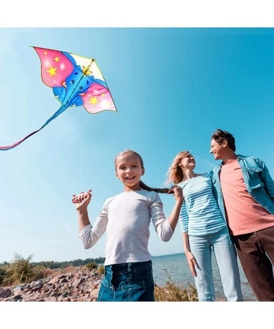 Kites Elephant Kites for Kids Easy to Fly Beach Games Easy to Assemble & Fly Kite Outdoor Activities - Prefect for Kids and A...