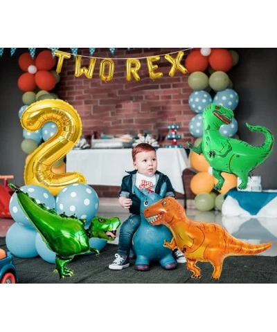 Dinosaur 2nd Birthday Party Decorations for Boys Two Rex Birthday Party Decorations Balloon 2 Rex Cake Cupcake Toppers 2 Rex ...