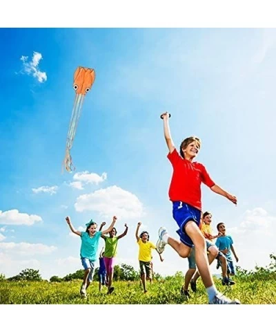 Kites for Kids and Adults Easy to Fly Large Rainbow Kite and Giant Octopus Kite Flying Beach Kites for Outdoor Game Pack of 2...