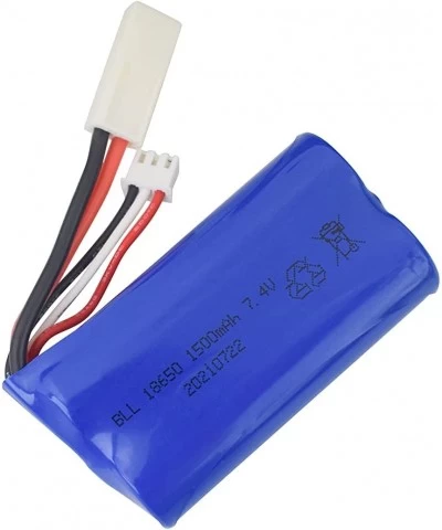 3PCS 7.4V 1500mah Lithium Battery with 1 to 3 Charging Conversion line for feilun FT009 UDI009 UDI902 UDI002 AA102 RC Boat Sp...