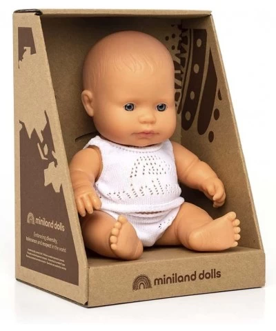 Educational - Newborn Baby Doll European Boy (21Cm 8 2/8") $42.49 Dolls