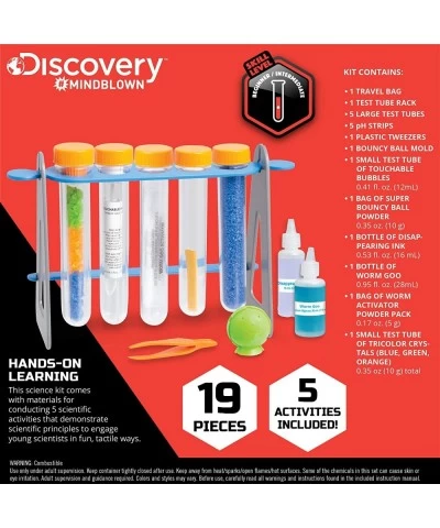 Test Tubes Science 19-Piece Kit with 5 Educational Experiments $34.79 Educational Science Kits