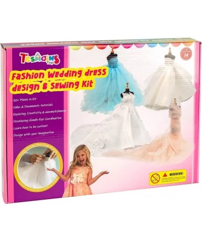 Fashion Design Sewing Kits for Girls & Kids-My First Fashion Designer Studio-Wedding Dress Design Kit for Teenagers $67.18 Cr...