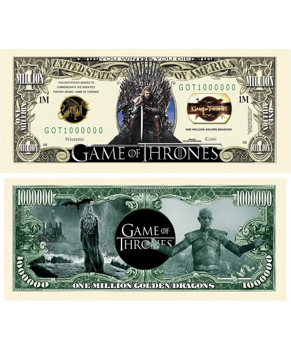 Limited Edition Game of Thrones | GOT | Collectible Novelty Bill in Currency Holder $15.31 Gags & Practical Joke Toys