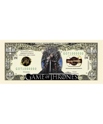 Limited Edition Game of Thrones | GOT | Collectible Novelty Bill in Currency Holder $15.31 Gags & Practical Joke Toys