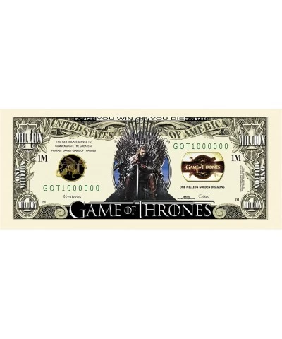 Limited Edition Game of Thrones | GOT | Collectible Novelty Bill in Currency Holder $15.31 Gags & Practical Joke Toys