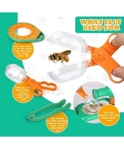 Bug Catcher Kit for Kids - Bug Catching Kit with Butterfly Net Critter Keeper Magnifying Glass Insect Catcher - Butterfly Kit...