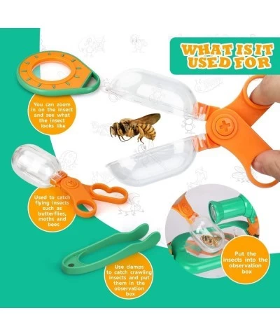 Bug Catcher Kit for Kids - Bug Catching Kit with Butterfly Net Critter Keeper Magnifying Glass Insect Catcher - Butterfly Kit...