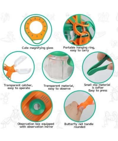 Bug Catcher Kit for Kids - Bug Catching Kit with Butterfly Net Critter Keeper Magnifying Glass Insect Catcher - Butterfly Kit...