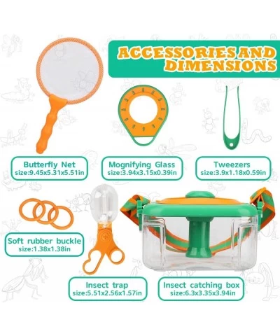 Bug Catcher Kit for Kids - Bug Catching Kit with Butterfly Net Critter Keeper Magnifying Glass Insect Catcher - Butterfly Kit...