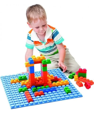 Platform Building Block Base Plates — 11x11 Inch Stackable Building Platform Set Learning Toy Special Education for Ages 3 Mo...