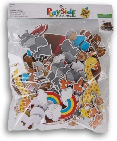 VBS Sunday School Kids' Noah's Ark Scene Foam Craft Kit - 120 Piece - Makes 6 $32.79 Craft Kits