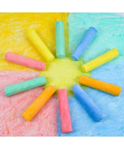 180 PCS Washable Sidewalk Chalks Set in 20 Colors Non-Toxic Jumbo Chalk for Outdoor Art Play Painting on Chalkboard Blackboar...