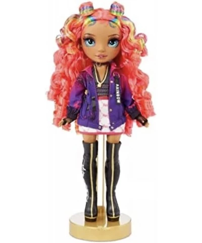 Rainbow High Rockstar Fashion Doll 2 Complete Outfits & Rockband Essentials Carmen Major Only $67.01 Dolls