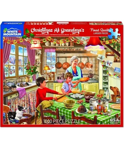 Puzzles Christmas at Grandma's - 1000 Piece Jigsaw Puzzle $34.09 Jigsaw Puzzles