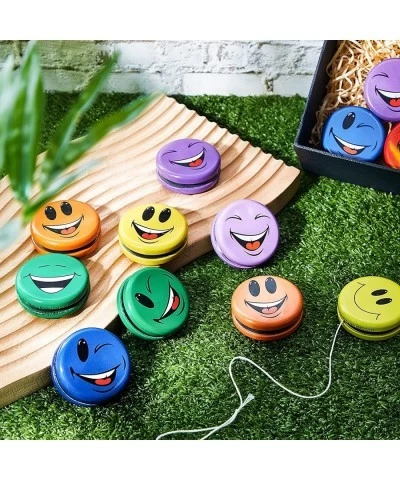 20 Pack Smile Face Yo Yo Happy Face Yo Yo Assorted Colors Party Favors Toys Yo Yo Twister for Birthday 10 Colors $27.46 Kids'...