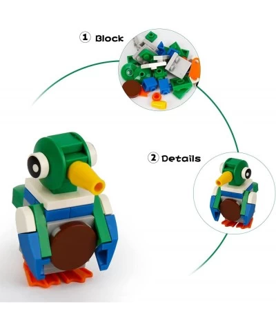 30 in 2 Mini Animal Building Blocks Toy Set Animals Figures Stem Toys Party Supplies Gifts Party Favor for Kids Goodie Bags B...