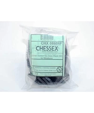 Slotted Hex Base Grey 25mm (1 inch) Pack of 50 for Miniatures Chessex $17.94 Game Accessories