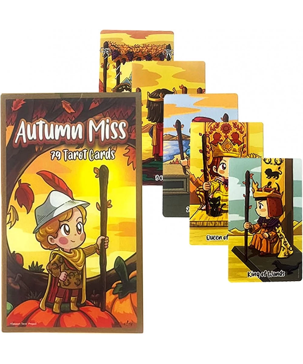 Autumn Miss Tarot Deck - Fall Tarot in The Four Seasons Tarot Series 78 Standard Tarot Cards with Guidebook for Beginners (4....