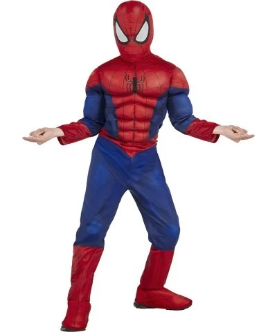 Marvel Ultimate Spider-Man Deluxe Muscle Chest Costume Child Medium - Medium One Color $61.18 Kids' Costumes