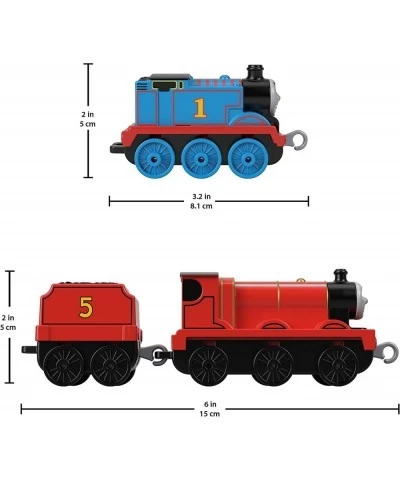 Thomas & James Set of 2 Push-Along Train Engines for Preschool Kids Ages 3 Years and Up $29.33 Toy Vehicle Playsets