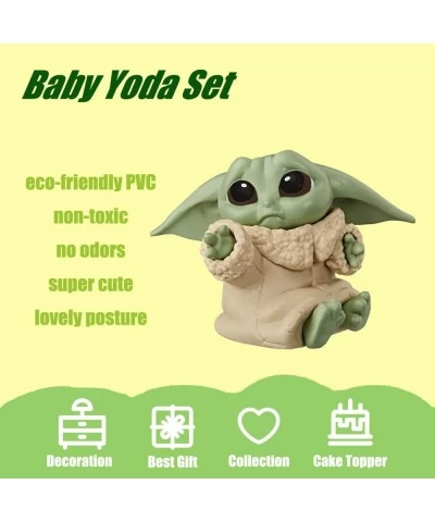 Baby Yoda Gifts Baby Yoda Toys for Kids 2.2-Inch Baby Yoda Doll Baby Yoda Figurine Bebe Yoda for Boys 5-Packs (Yoda1) $23.84 ...