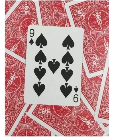 One Way Forcing Deck for Magic Tricks Red 9 of Spades $19.11 Magic Kits & Accessories