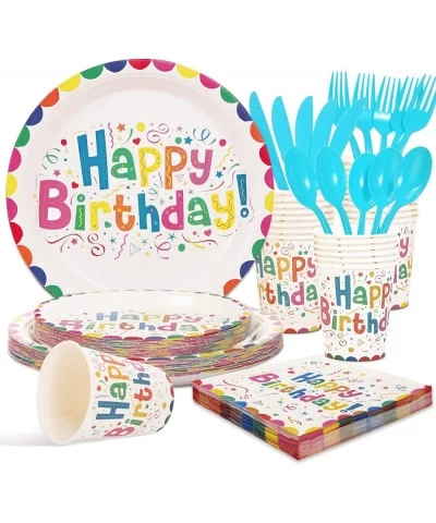 175 PCS Happy Birthday Plates and Napkins Party Supplies for Kids Girl & Boy Birthday Party Decoration $44.50 Kids' Party Tab...