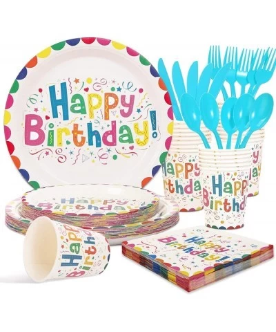 175 PCS Happy Birthday Plates and Napkins Party Supplies for Kids Girl & Boy Birthday Party Decoration $44.50 Kids' Party Tab...