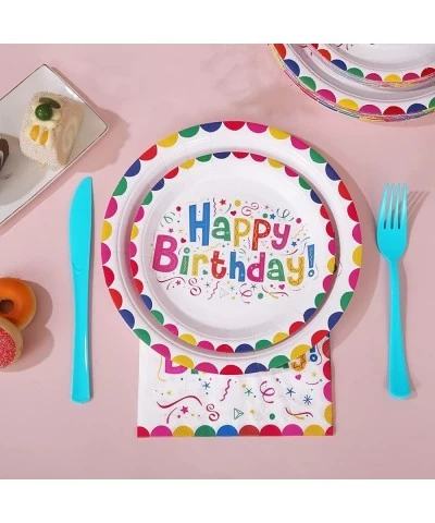 175 PCS Happy Birthday Plates and Napkins Party Supplies for Kids Girl & Boy Birthday Party Decoration $44.50 Kids' Party Tab...