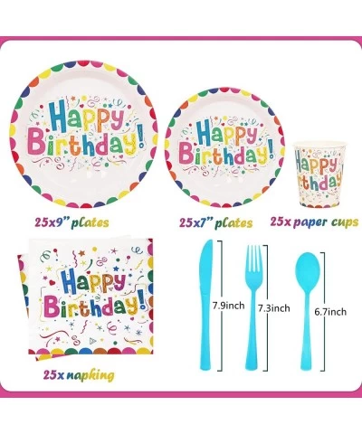 175 PCS Happy Birthday Plates and Napkins Party Supplies for Kids Girl & Boy Birthday Party Decoration $44.50 Kids' Party Tab...