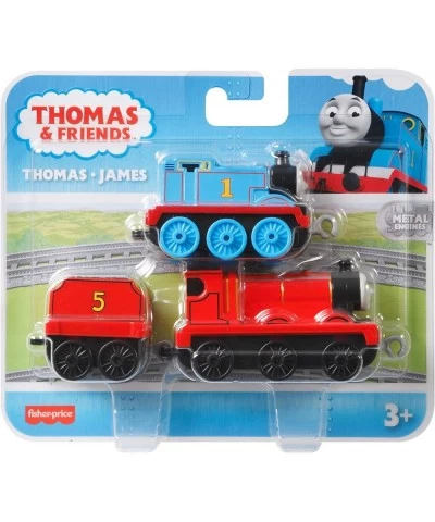 Thomas & James Set of 2 Push-Along Train Engines for Preschool Kids Ages 3 Years and Up $29.33 Toy Vehicle Playsets