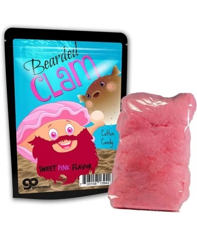 Bearded Clam Cotton Candy Gag for Adults Stocking Stuffers Crazy White Elephant Ideas Secret Santa Gluten Free Candy for Frie...