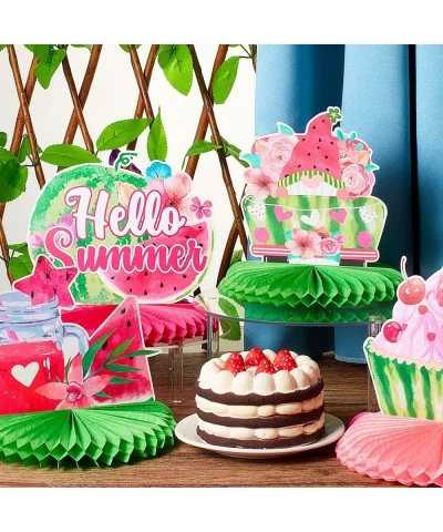 10 Pcs Watermelon Party Decorations Pink Table Centerpieces Birthday Summer Fruit Supplies for Girls Baby Shower Wedding $13....