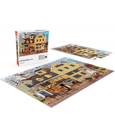 Charles Wysocki - The Bookstore - 300 Large Piece Jigsaw Puzzle $18.23 Jigsaw Puzzles